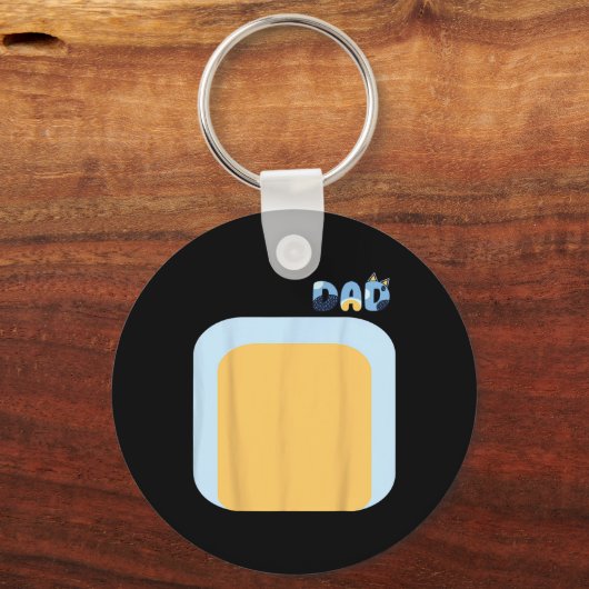 ブルーヒーラードッグパパマッチングファミリーコスチュームDiy H キーホルダー (正面)