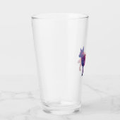 ブルーヒーラードッグブリードシルエットジオパープル タンブラーグラス (右)