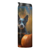 ブルーヒーラーパピーオータムデライトカボチャ タンブラー (回転右)