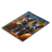 ブルーヒーラーパピーオータムデライトカボチャ ノートブック (左側)