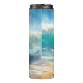 ブルーヒーラービーチサーフィン絵画ズ タンブラー (裏面)