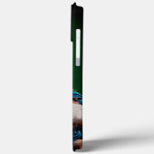 ブルーヒーラー犬が自転車を運転する聖パトリックの日 Case-Mate iPhoneケース (裏面 / 左)