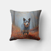 ブルーヒーラー紅葉秋インスパイア クッション (裏面)