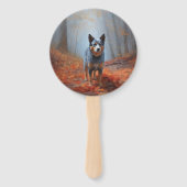 ブルーヒーラー紅葉秋インスパイア ハンドファン (正面)