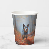 ブルーヒーラー紅葉秋インスパイア 紙コップ (裏面)