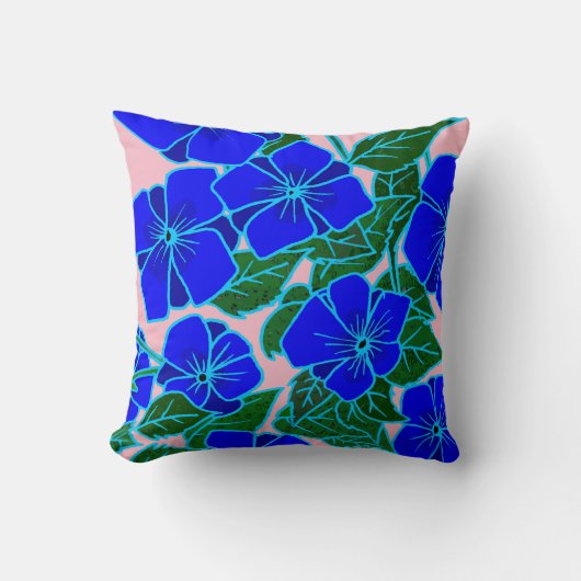 ブルービオレット#6 クッション (正面)
