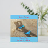 ブルービキニビーチサンダークーブ 招待状 (スタンド正面)