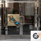 ブルービキニビーチサンドサンダー_コーブ ウィンドウサイン (オフィスドア)