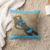 ブルービキニビーチサンドサンダー_コーブ クッション (ブランケット)