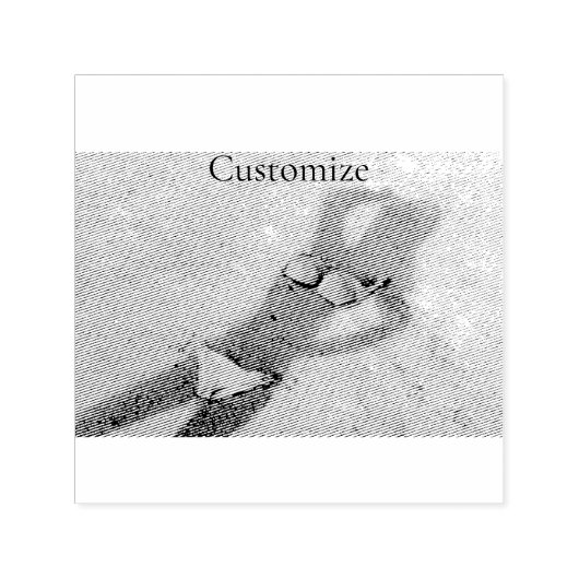 ブルービキニビーチサンドサンダー_コーブ セルフインキングスタンプ (デザイン)