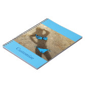 ブルービキニビーチサンドサンダー_コーブ ノートブック (左側)