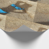 ブルービキニビーチサンドサンダー_コーブ ラッピングペーパー (角)