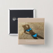 ブルービキニビーチサンドサンダー_コーブ 缶バッジ (正面&裏面)