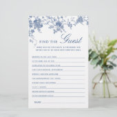 ブルービクトリアンガーデンフランスのブライダルシャワーゲーム (スタンド正面)