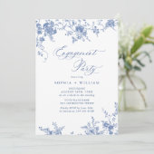 ブルービクトリアンガーフランスのデン婚約パーティ 招待状 (スタンド正面)