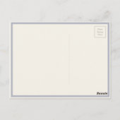 ブルービクトリアンストライプホテル ポストカード (裏面)