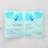 ブルービシー赤ちゃんシャワー 招待状 (内部)