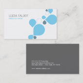 ブルービジネスオーガニックカード 名刺 (正面/裏面)