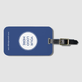 ブルービジネスカスタマイズロゴのラゲージタグ ラゲッジタグ