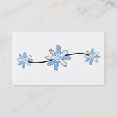 ブルービジネスフェミニンカード 名刺 (裏面)