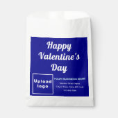 ブルービジネスブランド;バレンタイン;紙バッグ フェイバーバッグ (正面)