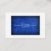 ブルービジネスモダンカード 名刺 (裏面)