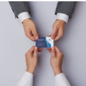 ブルービジネスモダンカード 名刺