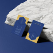 ブルービジネス企業のカード 名刺