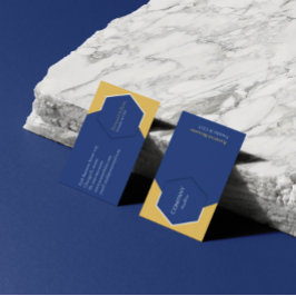 ブルービジネス企業のカード 名刺