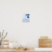 ブルービソン ポスター (キッチン)