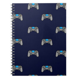 ブルービデオゲームのプレイステーションパターン ノートブック