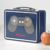 ブルービデオゲームコントローラ メタルランチボックス (インサイチュ)