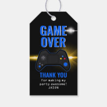 ブルービデオゲーム誕生日ギフトラベル