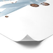 ブルービプレーン子供部屋デコールポスター ポスター (角)