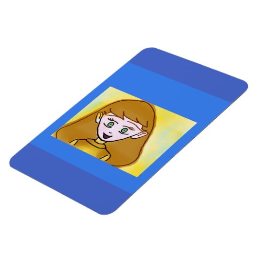 ブルービンゴアニメ柔軟なフォトマグネット マグネット (左側)