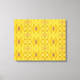 ブルービースト走ズイエロー キャンバスプリント