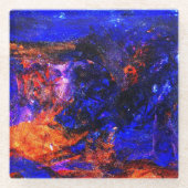 ブルービースト走ズファイアー ガラスコースター (正面)