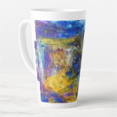 ブルービースト走ーズ カフェラテマグ (左アングル)