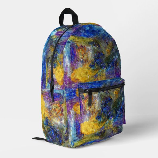 ブルービースト走ーズ プリントバックパック (裏面左端)