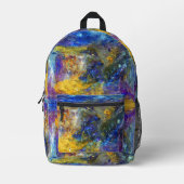 ブルービースト走ーズ プリントバックパック (正面)