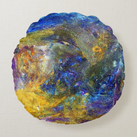 ブルービースト走ーズ ラウンドクッション (正面)