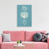 ブルービーチアートキャンバス キャンバスプリント (インサイチュ (リビング))