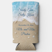 ブルービーチウェーブサンディトゥートズセルツァークールザ スリム缶クーラー (正面)