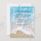 ブルービーチウェーブズバルミツワーホテル情報 招待状 (正面)