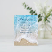 ブルービーチウェーブズバルミツワーホテル情報 招待状 (スタンド正面)