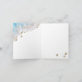 ブルービーチウェーブバルミツワーサンキューカード カード (内部)