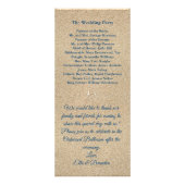 ブルービーチウェーブ結婚式 プログラム2 ラックカード (裏面)