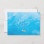 ブルービーチウェーブ&スターフィッシュRSVP 出欠カード (裏面)