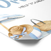 ブルービーチサマーベビーシャワードリンク ポスター (角)