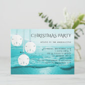 ブルービーチサンドドルズクリスマスパーティの招待状 招待状 (スタンド正面)